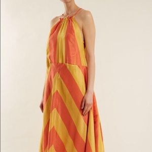 Apiece Apart Silk Halter Dress